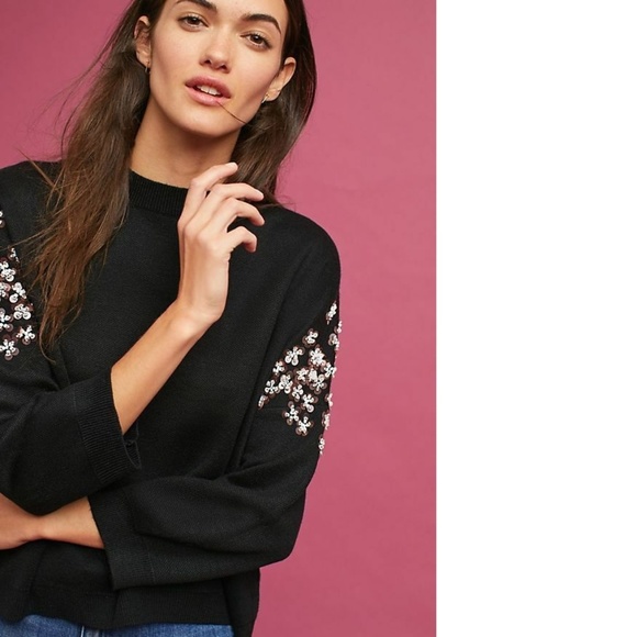 Anthropologie Lili Embellished Pullover new - Picture 3 of 5